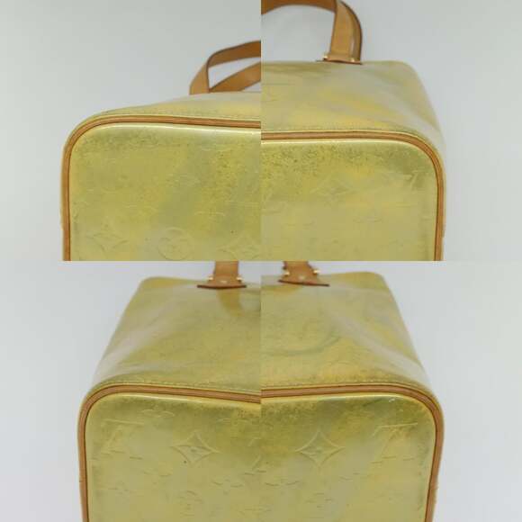 LOUIS VUITTON Monogram Vernis Houston Hand Bag Gris M91053 - Picture 10 of 12